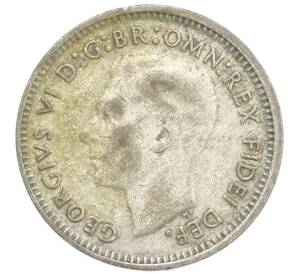 3 пенса 1952 года Австралия — Фото №2