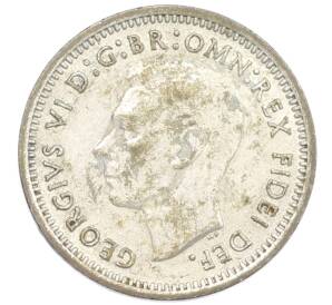 3 пенса 1951 года PL Австралия — Фото №2