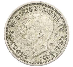 3 пенса 1951 года PL Австралия — Фото №2