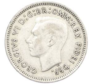 6 пенсов 1951 года Австралия — Фото №2