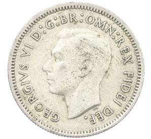 6 пенсов 1951 года Австралия — Фото №2