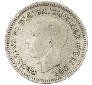 6 пенсов 1951 года PL Австралия — Фото №2