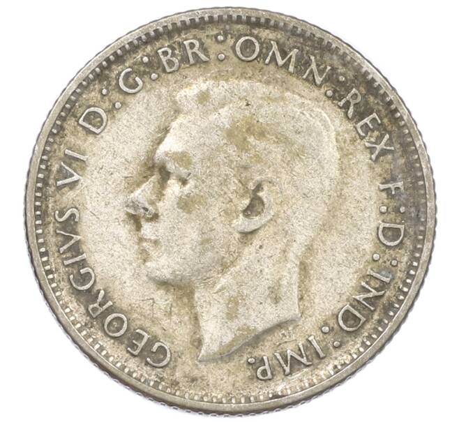 Монета 6 пенсов 1948 года Австралия (Артикул: M2-79606) — Фото №2