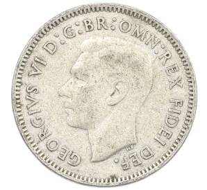 6 пенсов 1951 года PL Австралия — Фото №2