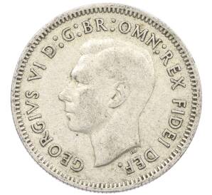 6 пенсов 1951 года PL Австралия — Фото №2