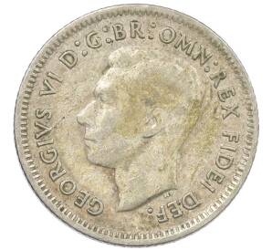 6 пенсов 1951 года Австралия — Фото №2