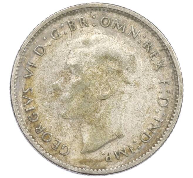 Монета 6 пенсов 1948 года Австралия (Артикул: M2-79612) — Фото №2
