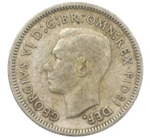 6 пенсов 1951 года PL Австралия — Фото №2