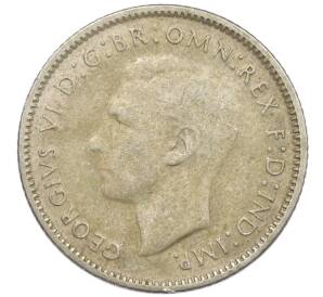 6 пенсов 1946 года Австралия — Фото №2