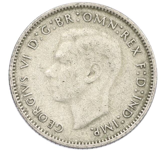 Монета 6 пенсов 1946 года Австралия (Артикул: M2-79625) — Фото №2