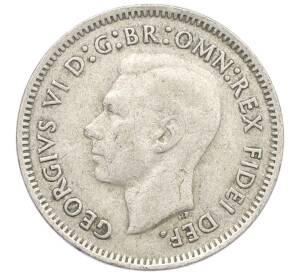 6 пенсов 1951 года PL Австралия — Фото №2