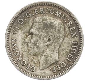 6 пенсов 1951 года PL Австралия — Фото №2