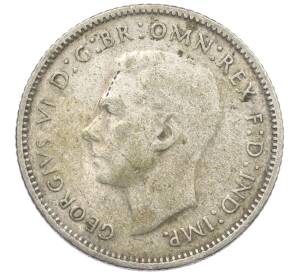 6 пенсов 1946 года Австралия — Фото №2