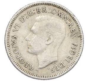 6 пенсов 1950 года Австралия — Фото №2
