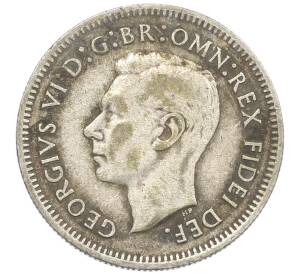 6 пенсов 1951 года PL Австралия — Фото №2