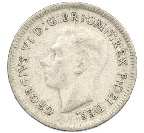 6 пенсов 1951 года Австралия — Фото №2