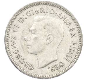 6 пенсов 1951 года PL Австралия — Фото №2