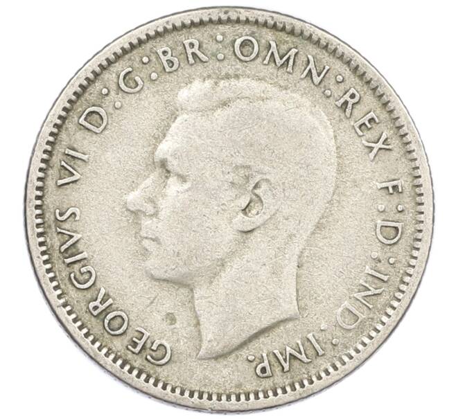 Монета 6 пенсов 1946 года Австралия (Артикул: M2-79646) — Фото №2