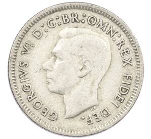 6 пенсов 1951 года Австралия — Фото №2