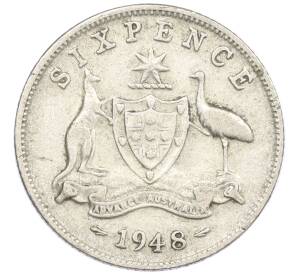 6 пенсов 1948 года Австралия — Фото №1