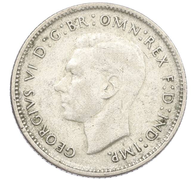 Монета 6 пенсов 1948 года Австралия (Артикул: M2-79652) — Фото №2