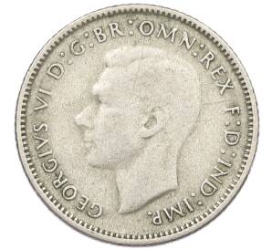 6 пенсов 1946 года Австралия — Фото №2