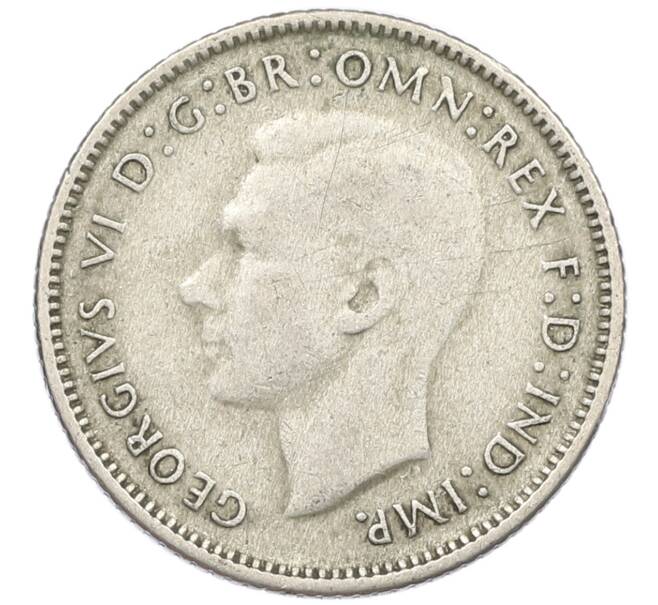 Монета 6 пенсов 1946 года Австралия (Артикул: M2-79653) — Фото №2