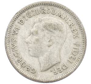 6 пенсов 1951 года Австралия — Фото №2