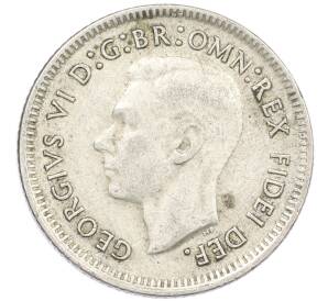 6 пенсов 1951 года Австралия — Фото №2