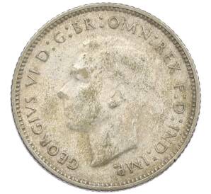 6 пенсов 1946 года Австралия — Фото №2