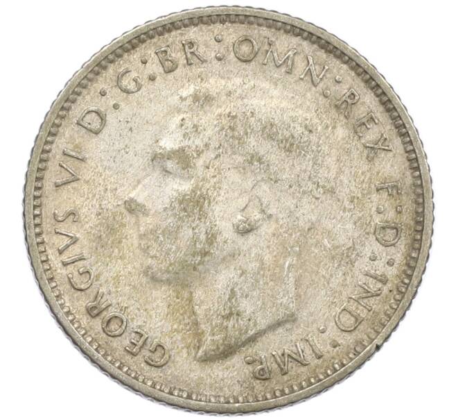 Монета 6 пенсов 1946 года Австралия (Артикул: M2-79662) — Фото №2