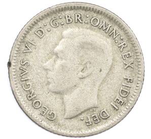 6 пенсов 1950 года Австралия — Фото №2