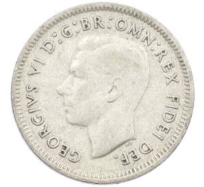 6 пенсов 1951 года Австралия — Фото №2