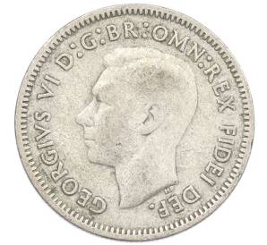 6 пенсов 1951 года PL Австралия — Фото №2