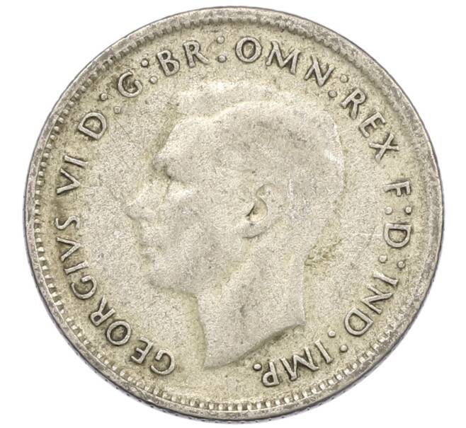 Монета 6 пенсов 1948 года Австралия (Артикул: M2-79680) — Фото №2
