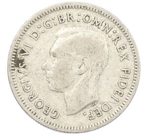 6 пенсов 1951 года PL Австралия — Фото №2