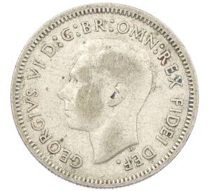 6 пенсов 1951 года PL Австралия — Фото №2