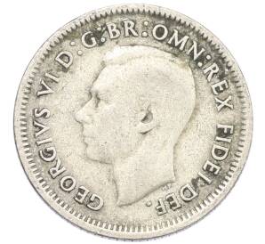 6 пенсов 1950 года Австралия — Фото №2