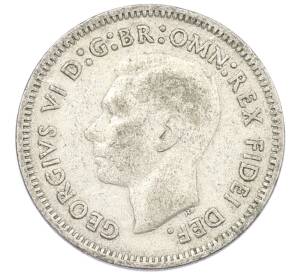 6 пенсов 1951 года PL Австралия — Фото №2