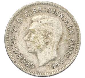 6 пенсов 1951 года Австралия — Фото №2