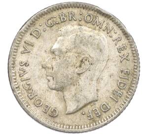 6 пенсов 1951 года Австралия — Фото №2