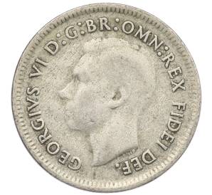 6 пенсов 1950 года Австралия — Фото №2