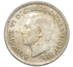 6 пенсов 1950 года Австралия — Фото №2