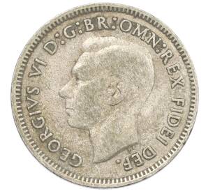 6 пенсов 1951 года PL Австралия — Фото №2