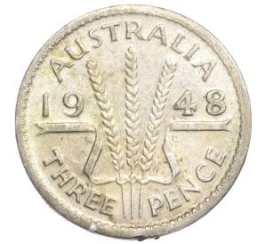 3 пенса 1948 года Австралия — Фото №1