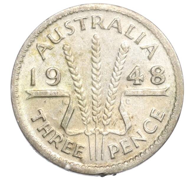 Монета 3 пенса 1948 года Австралия (Артикул: M2-79722) — Фото №1
