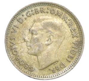 3 пенса 1952 года Австралия — Фото №2