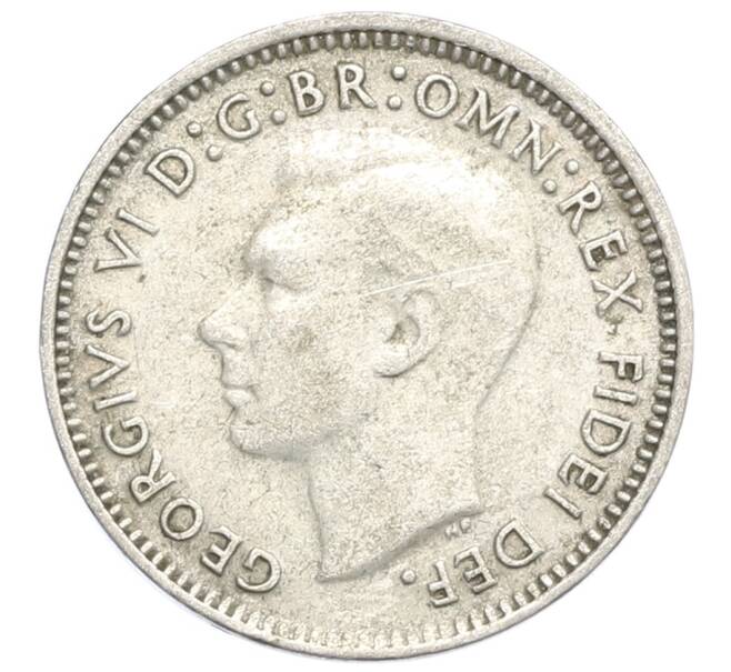 Монета 3 пенса 1951 года Австралия (Артикул: M2-79726) — Фото №2