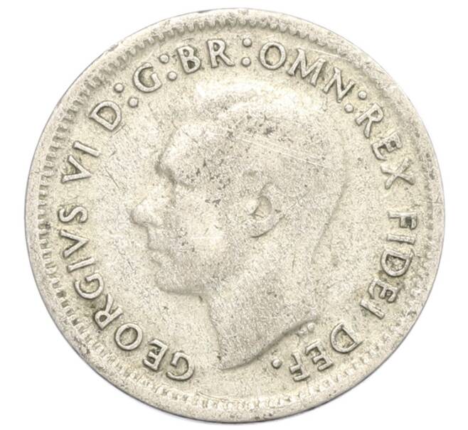 Монета 3 пенса 1949 года Австралия (Артикул: M2-79728) — Фото №2