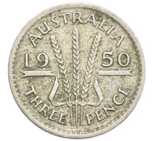 3 пенса 1950 года Австралия — Фото №1